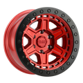 Black Rhino - RENO - CANDY RED W/ BLACK RING & BOLTS - 20" x 9.5", -12 Offset, 6x139.7 (Bolt Pattern), 112.1mm HUB