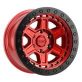 Black Rhino - RENO - CANDY RED W/ BLACK RING & BOLTS - 20" x 9.5", -12 Offset, 6x139.7 (Bolt Pattern), 112.1mm HUB