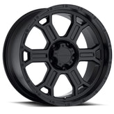 Vision Wheel Off-Road - 372 RAPTOR - Black - Matte Black - 17" x 9", 18 Offset, 5x139.7 (Bolt Pattern), 108mm HUB