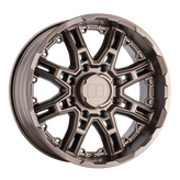 Level 8 - SLINGSHOT - Bronze - Matte Bronze - 18" x 9", -10 Offset, 5x127 (Bolt Pattern), 71.5mm HUB