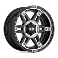 XD Series - XD840 SPY II - Black - Gloss Black Machined - 20" x 10", -18 Offset, 6x139.7 (Bolt Pattern), 106.1mm HUB