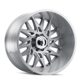 American Truxx - DNA - Silver - BRUSHED TEXTURE - 22" x 12", -44 Offset, 5x139.7 (Bolt Pattern), 87.1mm HUB