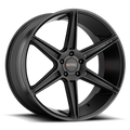 KMC Wheels - KM711 PRISM - Black - Satin Black - 20" x 9", 35 Offset, 5x120 (Bolt Pattern), 74.1mm HUB