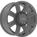 Wildland - Hurricane - Gunmetal - Matte Gunmetal - 17" x 8", 18 Offset, 5x127, 139.7 (Bolt Pattern), 77.8mm HUB