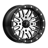 MSA Offroad Wheels - M37 BRUTE BEADLOCK - Black - GLOSS BLACK MACHINED - 15" x 7", 10 Offset, 4x156 (Bolt Pattern), 132mm HUB