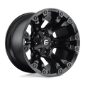 Fuel - D560 VAPOR - Black - MATTE BLACK - 20" x 12", -44 Offset, 6x135, 139.7 (Bolt Pattern), 106.1mm HUB