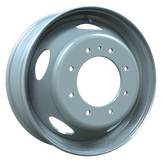 Envy Wheels - Dually Steel Wheel - Grey - GREY - 19.5" x 6", 136 Offset, 8x225 (Bolt Pattern), 170.1mm HUB