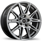 Fast Wheels - Switch - Grey - Titanium - 18" x 8", 35 Offset, 5x114.3 (Bolt Pattern), 66.1mm HUB