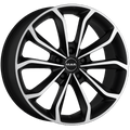 Mak Wheels - XENON - Black - ICE BLACK - 18" x 8", 40 Offset, 5x127 (Bolt Pattern), 71.6mm HUB