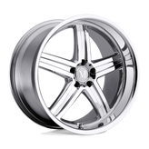 Mandrus - MANNHEIM - Chrome - CHROME - 18" x 9.5", 25 Offset, 5x112 (Bolt Pattern), 66.6mm HUB