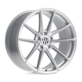 Victor Equipment Wheels - ZUFFEN - Silver - SILVER WITH BRUSHED FACE - 18" x 8.5", 45 Offset, 5x130 (Bolt Pattern), 71.5mm HUB