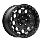 KMC Wheels - KM545 TREK - Black - SATIN BLACK - 17" x 9", 18 Offset, 5x127 (Bolt Pattern), 71.5mm HUB