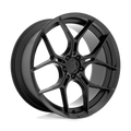 Asanti Black - ABL-37 MONARCH - Black - SATIN BLACK - 20" x 9", 38 Offset, 5x120 (Bolt Pattern), 74.1mm HUB