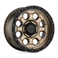 American Racing - AR201 - Bronze - MATTE BRONZE BLACK LIP - 18" x 9", 0 Offset, 6x139.7 (Bolt Pattern), 106.1mm HUB