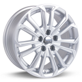 RTX Wheels - Aura - Silver - Silver - 15" x 6.5", 38 Offset, 5x100 (Bolt Pattern), 54.1mm HUB
