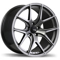 Fast Wheels - FC04 - Grey - Titanium - 19" x 9.5", 35 Offset, 5x114.3 (Bolt Pattern), 72.6mm HUB