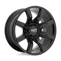 Moto Metal - MO804 SPIDER - Black - GLOSS BLACK - 20" x 9", 18 Offset, 6x135, 139.7 (Bolt Pattern), 106.1mm HUB