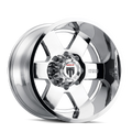 American Truxx - ARMOR - Chrome - CHROME - 18" x 9", -12 Offset, 8x180 (Bolt Pattern), 124.2mm HUB