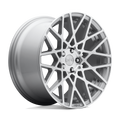 Rotiform - R110 BLQ - Silver - GLOSS SILVER MACHINED - 19" x 8.5", 45 Offset, 5x112 (Bolt Pattern), 66.6mm HUB