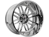 American Truxx - RESTLESS - Chrome - CHROME - 22" x 12", -44 Offset, 6x139.7 (Bolt Pattern), 106mm HUB