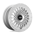 Rotiform - R176 LHR-M - Silver - SILVER - 19" x 8.5", 45 Offset, 5x112 (Bolt Pattern), 66.6mm HUB