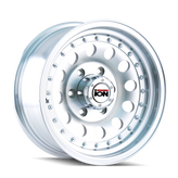 Ion Alloy - 71 - Silver - MACHINED - 15" x 8", -19 Offset, 5x120.65 (Bolt Pattern), 83.1mm HUB