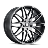 Touren - TR75 - Black - BRUSHED MATTE BLACK WITH DARK TINT - 19" x 8.5", 40 Offset, 5x112 (Bolt Pattern), 66.6mm HUB