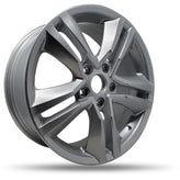 DTD - Replica - Silver - Silver - 17" x 6.5", 50 Offset, 5x114.3 (Bolt Pattern), 64.1mm HUB