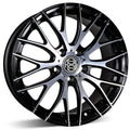 RSSW - Touring - Black - Black Milled Spokes - 16" x 6.5", 40 Offset, 5x105 (Bolt Pattern), 56.6mm HUB