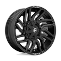 Fuel - D776 TYPHOON - Black - GLOSS BLACK - 20" x 10", -18 Offset, 8x165.1 (Bolt Pattern), 125.1mm HUB