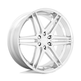 DUB - S265 DIRTY DOG - Chrome - CHROME - 24" x 10", 30 Offset, 6x135 (Bolt Pattern), 87.1mm HUB