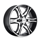 American Racing - AR893 MAINLINE - Black - GLOSS BLACK MACHINED - 17" x 8", 25 Offset, 6x139.7 (Bolt Pattern), 106.1mm HUB