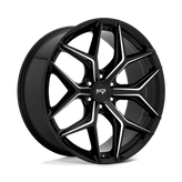 Niche - M232 VICE SUV - Black - GLOSS BLACK MILLED - 24" x 10", 30 Offset, 6x139.7 (Bolt Pattern), 106.1mm HUB