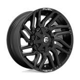 Fuel - D776 TYPHOON - Black - GLOSS BLACK - 22" x 12", -44 Offset, 8x165.1 (Bolt Pattern), 125.1mm HUB