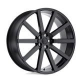 Redbourne Wheels - KENSINGTON - Black - GLOSS BLACK - 24" x 10", 35 Offset, 5x120 (Bolt Pattern), 72.6mm HUB