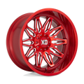 XD Series - XD859 GUNNER - CANDY RED MILLED - 22" x 10", -18 Offset, 6x135, 139.7 (Bolt Pattern), 106.1mm HUB