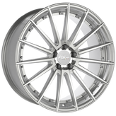 720 Form - RF3-V - Silver - Silver - Machined Face - 20" x 10.5", 35 Offset, 5x112 (Bolt Pattern), 66.6mm HUB