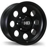 Fast HD - Detour - Black - Satin Black - 16" x 8", 0 Offset, 6x139.7 (Bolt Pattern), 106.1mm HUB