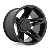 Fuel - D763 SFJ - Black - MATTE BLACK - 22" x 14", -75 Offset, 5x127, 139.7 (Bolt Pattern), 87.1mm HUB