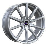 Euro Design - Legend - Silver - Silver - 18" x 8", 35 Offset, 5x114.3 (Bolt Pattern), 64.1mm HUB