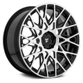 Fittipaldi Sport - FSF08 - Black - Black Machined - 20" x 10.5", 38 Offset, 5x114.3 (Bolt Pattern), 60.1mm HUB