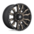 Fuel - D674 BLITZ - Black - MATTE BLACK DOUBLE DARK TINT - 17" x 9", -12 Offset, 6x135 (Bolt Pattern), 87.1mm HUB