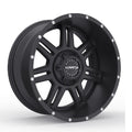 KranK Off-road - Force - Black - Satin Black - 18" x 9", 18 Offset, 6x135, 139.7 (Bolt Pattern), 108mm HUB