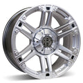 RSSW - Krawler - Silver - Hyper silver - 17" x 7.5", 25 Offset, 5x127 (Bolt Pattern), 71.5mm HUB