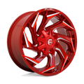 Fuel - D754 REACTION - CANDY RED MILLED - 20" x 9", 20 Offset, 8x170 (Bolt Pattern), 125.1mm HUB