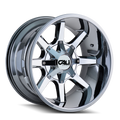 Cali Off-Road - BUSTED - Chrome - CHROME - 22" x 12", -44 Offset, 8x165.1, 170 (Bolt Pattern), 130.8mm HUB