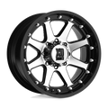 XD Series - XD798 ADDICT - Black - MATTE BLACK MACHINED - 18" x 9", 18 Offset, 8x180 (Bolt Pattern), 124.2mm HUB