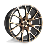 OE Creations - PR161 - Bronze - BLACK BRONZE - 22" x 11", 18 Offset, 5x115 (Bolt Pattern), 71.5mm HUB