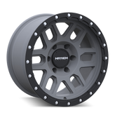 Mayhem - DELTA - Gunmetal - MATTE GUNMETAL WITH MATTE BLACK LIP - 20" x 9", 0 Offset, 6x135 (Bolt Pattern), 87.1mm HUB