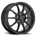 Vision Wheel Street Designs - 425 BANE - Black - Matte Black - 16" x 7", 48 Offset, 5x112, 114.3 (Bolt Pattern), 73.1mm HUB